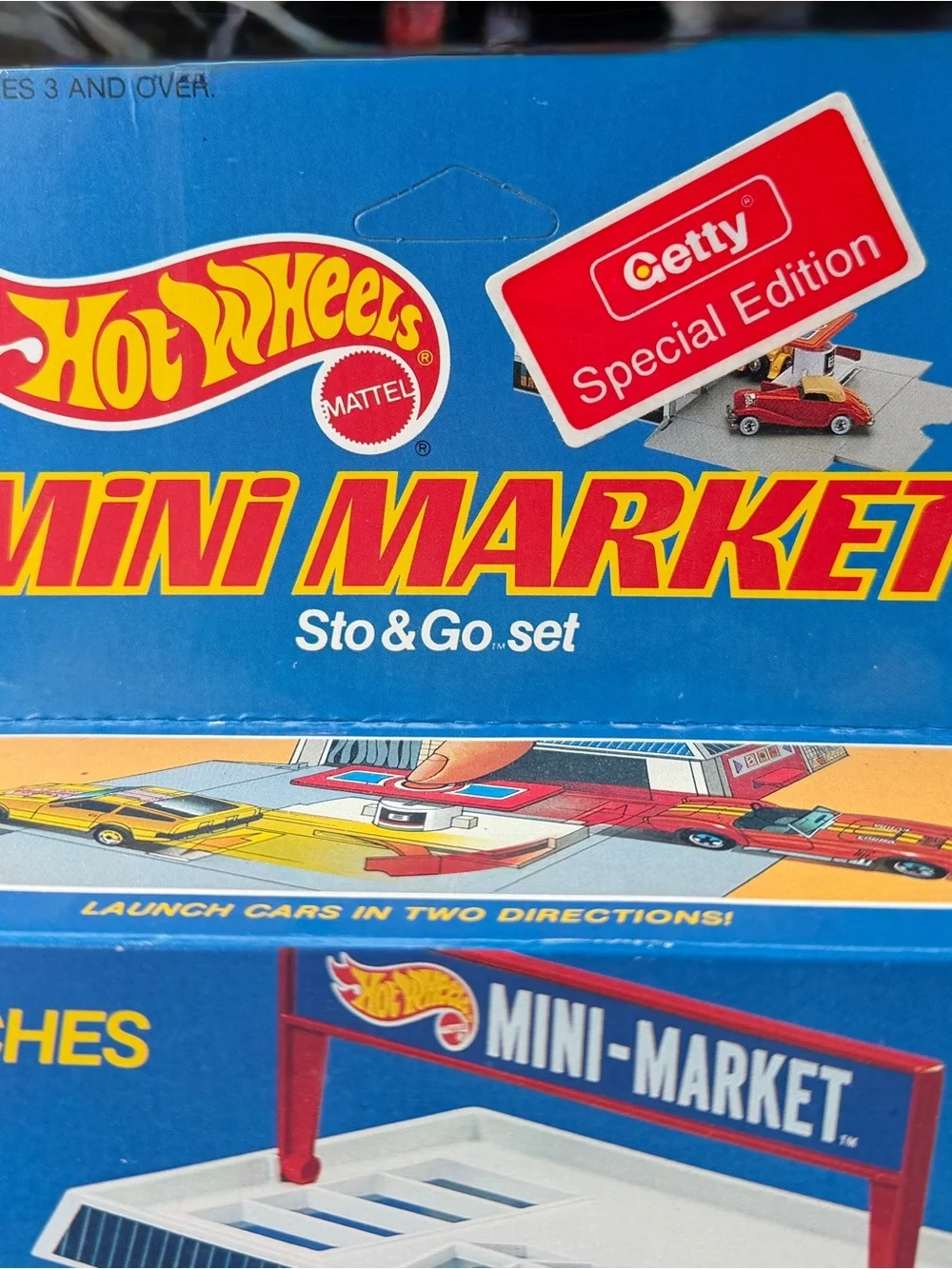 Vintage 1987 Hot Wheels by Mattel Mini Market Sto & Go Set